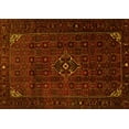 thumbnail image 1 of Ahgly Company Machine Washable Indoor Rectangle Persian Yellow Traditional Area Rugs, 2' x 3', 1 of 4