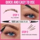thumbnail image 5 of Bolígrafo para cejas iMethod, curvo, con doble punta, microblading, color marrón oscuro, 5 of 7