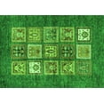 thumbnail image 1 of Ahgly Company Indoor Rectangle Abstract Green Modern Area Rugs, 8' x 10', 1 of 4