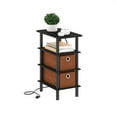 thumbnail image 3 of Pemberly Row Turn-N-Tube 4-Tier Side/End Table in Espresso/Black/Brown, 3 of 6
