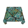 thumbnail image 6 of ZNDUO Square Waterproof Table Cloth, Washable Wrinkle Resistant Modern Abstract Seamless Texture Pattern Polyester Table Cover, 60"x60", 6 of 8
