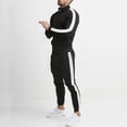 thumbnail image 4 of Men's Tracksuits 2 Piece Outfits Sweatsuits Long Sleeve Track Suits Athletic Full Zip Hoodies and Sweatpants Active Sports Sets for Men Black L, 4 of 5