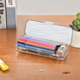 thumbnail image 6 of Iauyy Stackable Clear Pencil Box with Snap-Tight Lid, Large Capacity Plastic Storage Organizer for Pencils, Markers, Crayons ,Perfect, 6 of 6