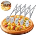thumbnail image 2 of Cortador de Pizza de Acero Inoxidable, Cortador de Pasta Hojaldre, Cortador de Masa Multi-Rueda (5 ruedas), 2 of 4