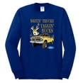 thumbnail image 2 of Wild Bobby, Driving Trucks and Taggin Bucks Retro Ford F150 Hunting, Cars and Trucks, Men Long Sleeve Shirt, Royal, Large, 2 of 4