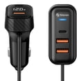 thumbnail image 1 of Cargador USB C PD 30 W, con extensor, para auto, 1 of 4