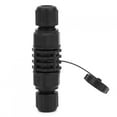 thumbnail image 1 of LHCER RJ45 Ethernet Connector Water Dust Proof RJ45 Adapter Black Outdoor 8 Pin Wire to Wire Coupler IP67,RJ45,Ethernet Connector, 1 of 8