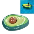 thumbnail image 4 of Tumbona Para Piscinas De Aguacates, Flotador De Piscina De Aguacate No Tóxico, Cómodo Con Bola Para Entretenimiento Acuático, 4 of 7