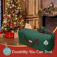 thumbnail image 4 of HOLIDAY SPIRIT Christmas Tree Storage Bag - Heavy-Duty Tree Bag with Durable Reinforced Handles & Zipper, Waterproof Storage Bag Protects from Moisture & Dust (Fits a 7.5FT Tree, Green), 4 of 4