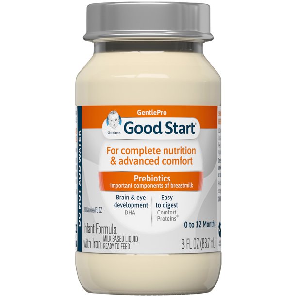 Gerber Good Start Gentle Ready to Feed Infant Formula, Stage 1, 3 Fl Oz
