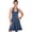 Dark Blue, variant on Scully Women's Peruvian Cotton Halter Top Mini Dress - PSL-053 BLK   US