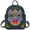 green, variant on Chinese Lion Dance Embroidery Backpack, Lightweight Large Capacity Nylon Daypack