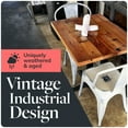 thumbnail image 5 of Solid Wooden Piece Perfect for Kitchens, Dining and Coffee Table Tops (Reclaimed Wood Table Top - Economy, 24" x 24"), 5 of 7