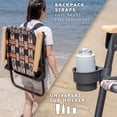 thumbnail image 4 of GoSports Outdoors WOVN Beach Backpack Chair - Premium Folding Camping Chair - 9 Styles Available - MESA, 4 of 7