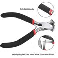 thumbnail image 2 of End Cutting Pliers for Jewelry Making, Nail Puller Tool for Carpenter, End Nippers for Zipper Install Stops, Wire Cutting, 2 of 4