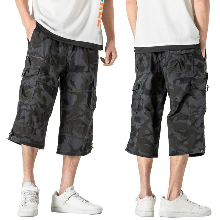 Mens cargo shorts hotsell below the knee