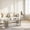 Silver and Clear, variant on Sumdeal 47 x 23.6 x 21.26 in Oval Nesting Coffee Table Set, Tempered Glass Living Room Table Set, Gold and Clear
