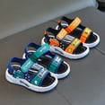 thumbnail image 4 of TOWED22 Boy's Sandals Summer Sports Beach Shoes Outdoor Open toe Sports Sandals for Kids(Orange,1.5), 4 of 4