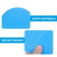 thumbnail image 2 of PBPBOX 10Pcs Pool Patch Repair Kit Self Adhesive PVC Patch for Inflatable Boats and Air Beds Blue, 2 of 5