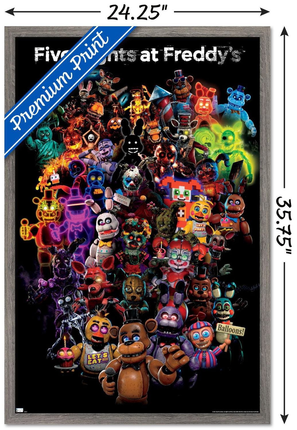 Five Nights at Freddy's: Special Delivery - Collage Wall Poster
