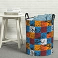 thumbnail image 5 of Cauagu colorful plaid Dinosaur for Laundry Basket,Collapsible Organizer Basket for Storage Bin Toy Bins Gift Baskets Bedroom Clothes Children Nursery Hamper -Small, 5 of 7