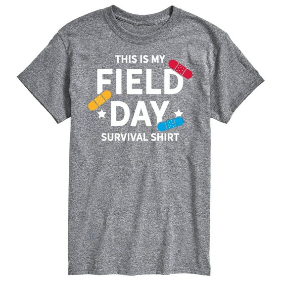 Instant Message - Field Day Survival Shirt - Men's Short Sleeve Graphic T-Shirt