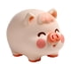 thumbnail image 2 of Caja de dinero con forma de cerdo, olla para ahorrar dinero, decoración de mesa, estatuilla, tarro para ahorrar dinero de dibujos animados, hucha para, 2 of 9