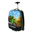 thumbnail image 4 of Minecraft 16.5-Inch Molded Rolling Suitcase For Kids, 4 of 10
