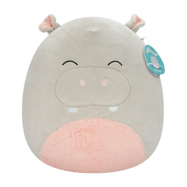 Malvaviscos de peluche Harrison The Hippo, 40 cm, oficiales Jazwares