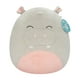 thumbnail image 1 of Malvaviscos de peluche Harrison The Hippo, 40 cm, oficiales Jazwares, 1 of 7