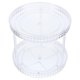 thumbnail image 2 of Countertop Turntable Organizer Transparent Pet Condiment Storage Rack Stable and Non-Deform, 2 of 4