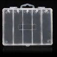 thumbnail image 3 of Agiferg Plastic Fishing Lure Bait Hook Tackle Storage Box Case Container 5 Compartments, 3 of 8