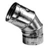 Metalbest 5Rv-El45/60 Rv 5" Type B Gas Vent 45 To 60 Degree Adjustable Elbow - Silver