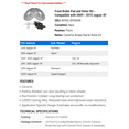 thumbnail image 2 of Front Brake Pad and Rotor Kit - Compatible with 2009 - 2015 Jaguar XF 2010 2011 2012 2013 2014, 2 of 2
