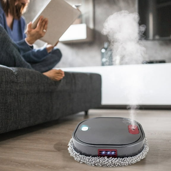 Robot Vacuum Cleaner, Automatic Sweeper with Mopping, 90Min Runtime, for Hard Floors, Pet Hair, Under Furniture Cleaning, Self-Charging, Quiet, Ideal Home Appliance Gift