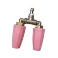 thumbnail image 4 of colaxi Rotating Spray Nozzle Twin Nozzle Practical Aluminum Alloy Easy to Use Accessories 4000 PSI for Pressure Washer Pink, 4 of 10