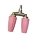 thumbnail image 4 of Boquilla de pulverización giratoria Boquilla de turbina doble Confiable Conveniente Fácil de instalar Accesorios de 4000 PSI para lavadora a presión Rosa, 4 of 8