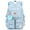 Blue, variant on 3Pcs Daisy Prints Backpack for Girls Middle-School Elementary Students Bookbag Set with Lunch Box,Black