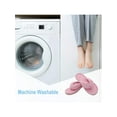thumbnail image 4 of Women's Memory Foam Open Toe Slide Slippers with Adjustable Strap and Cozy Terry Lining, 4 of 4
