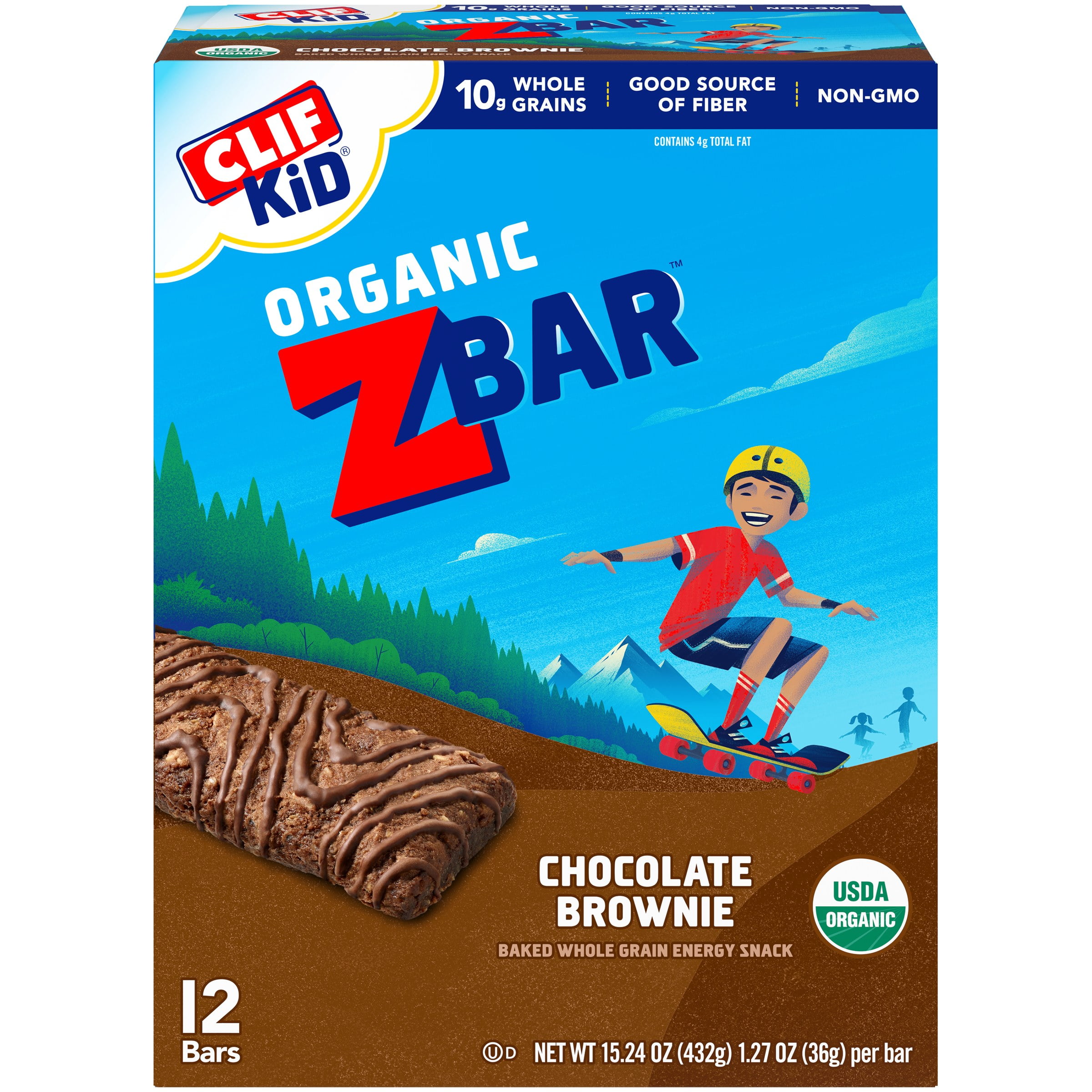Clif Kid® Organic ZBar™ Chocolate Brownie Baked Whole Grain Energy