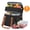 Black, variant on Vaparinckl Insulated Lunch Bag, Double Deck Leakproof 15L Lunch Box with 5 Food Storage Bags and Adjustable Shoulder Strap & Side Pocket for Women/Men, Work, Camping, Picnic, Gray
