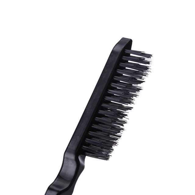Peine de cerdas de jabalí con mango de madera de cola puntiaguda peine de teñido de salón (negro) Sywqhk Cuidado Belleza