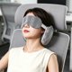 thumbnail image 4 of 2 In 1 U Shaped Pillow With Eye Mask Memorys Foam Travel Neck Pillow Shade Sleep Mask Office Nap Support For Airplane Car Home Use, 4 of 6