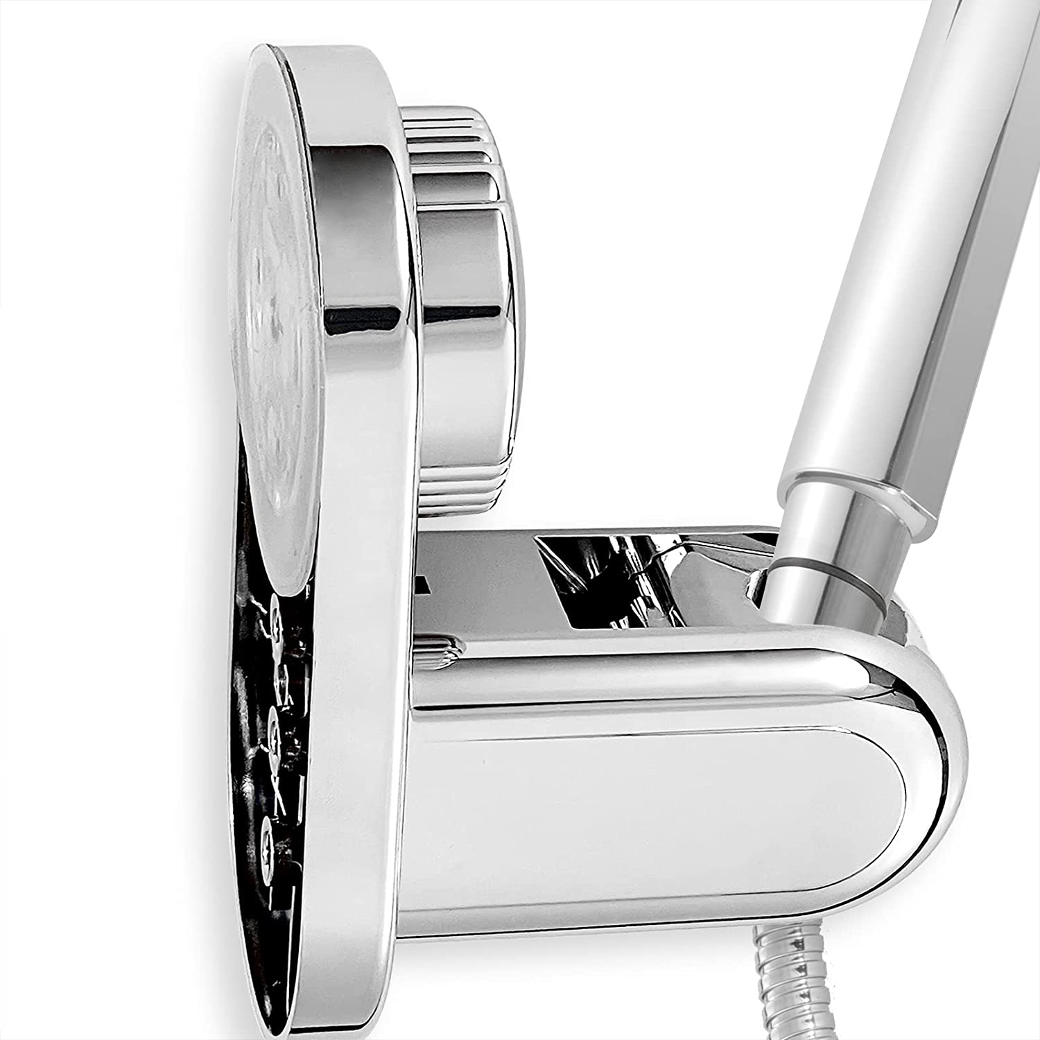 Wall Mount Handheld Shower Head Holder Suction Cup+ Adhesive Assisted,5