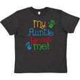 thumbnail image 3 of Inktastic My Auntie Loves Me Nephew Youth T-Shirt, 3 of 5