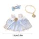 thumbnail image 2 of Vestido para muñecas Elegante traje de tela Accesorio de disfraz de juego de fantasía para niñas a partir de 3 años, 2 of 3