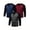 Navy Blue/Burgundy/Dark Gray, variant on PureChapter Boys T Shirts 3 Pack Raglan Long Sleeve Henley Color Block Half Button Casual T-shirt for Kids 7-15