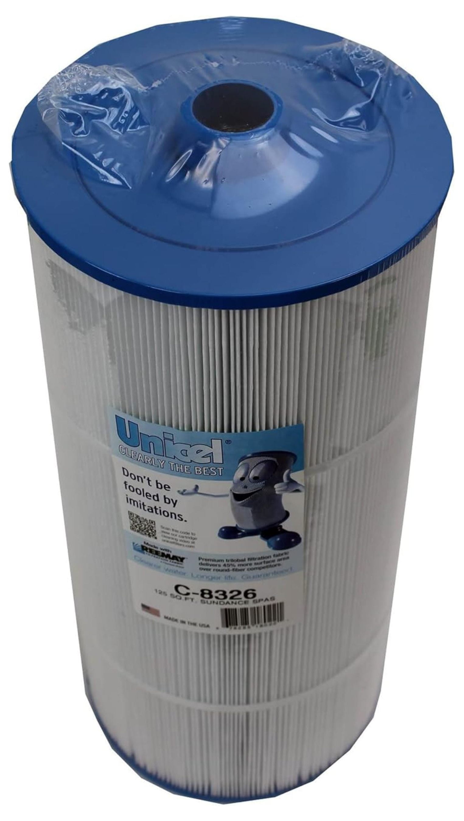 C-8326 125 Square Foot Media Replacement Hot Tub Spa Filter Cartridge with 199 Pleats, Compatible with Sundance Spas