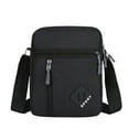 thumbnail image 2 of Men Messenger Bag Adjustable Strap Large Capacity Sling Pack Multi Pockets Waterproof Crossbody Shoulder Bag Satchel Purse for Outdoor,Black, 2 of 8