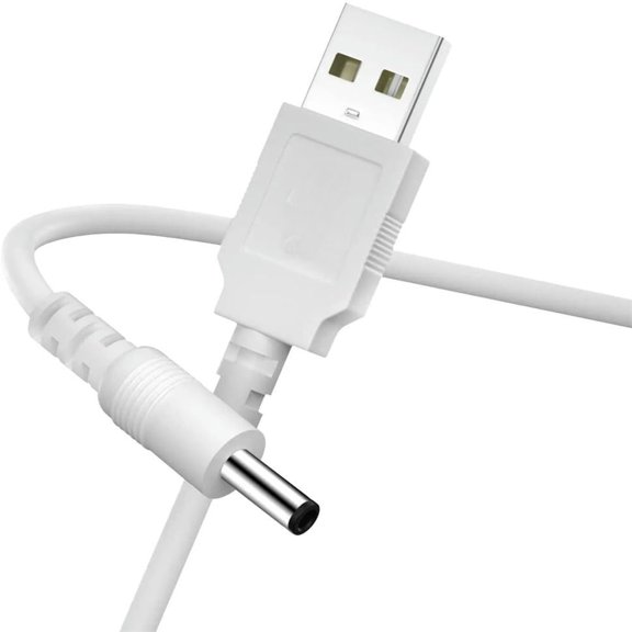 USB Cable to DC 3.5*1.35MM LED Night Light Baby Kids Lamp Moon Sky Projector Rotating Night Light USB Cable